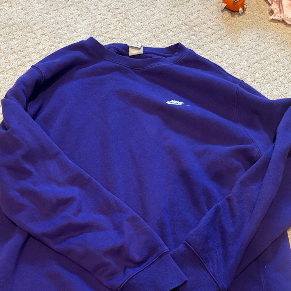 Nike Men's Deep Blue Crewneck Sweater